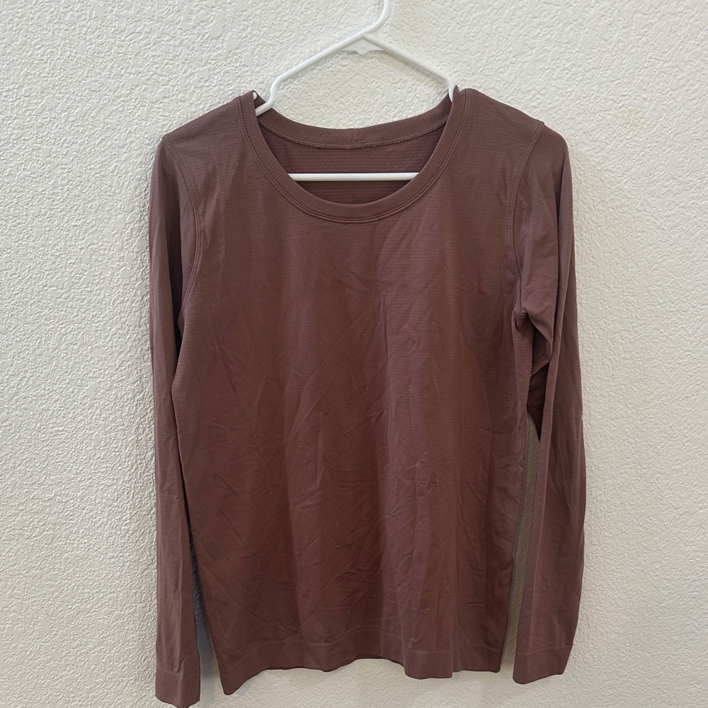 Women's Long Sleeve Lululemon Mauve Top